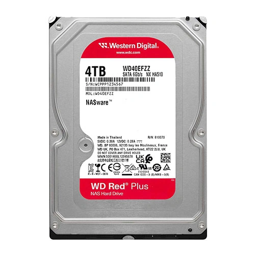 WD Red Plus 4TB 5400 RPM NAS Internal Hard Drive